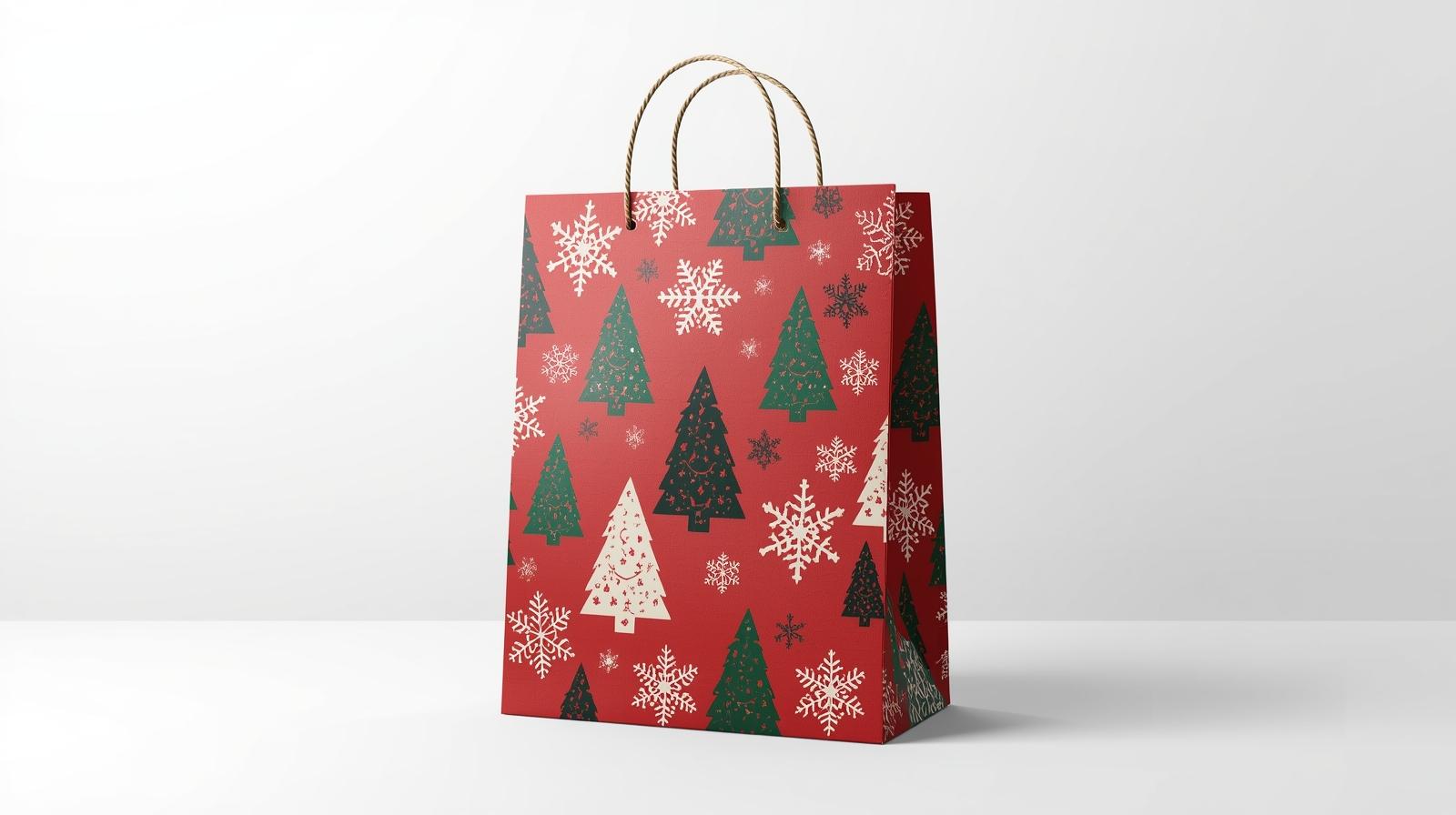 Custom Christmas Gift Bags